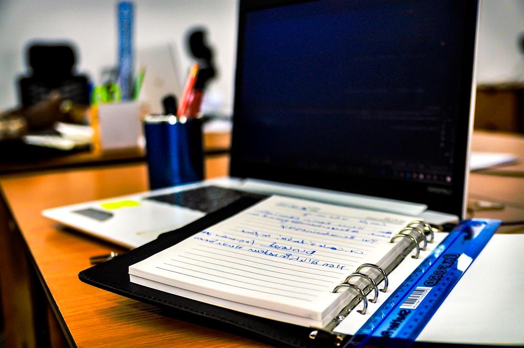 Person using laptop for campaign management